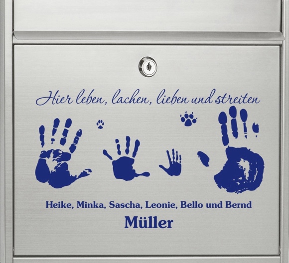 Briefkasten-Aufkleber