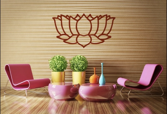 Stilisierte Lotusblüte